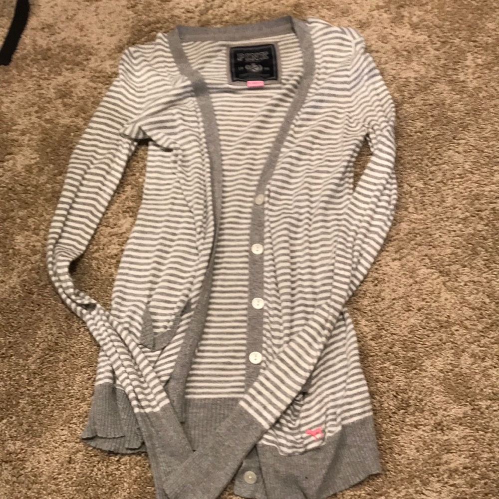Pink cardigan